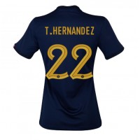 Frankreich Theo Hernandez #22 Heimtrikot Frauen WM 2022 Kurzarm